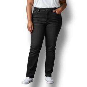 Truth + Theory Women’s Ankle Skinny Super Soft Stretch Jeans, Black, size 24W